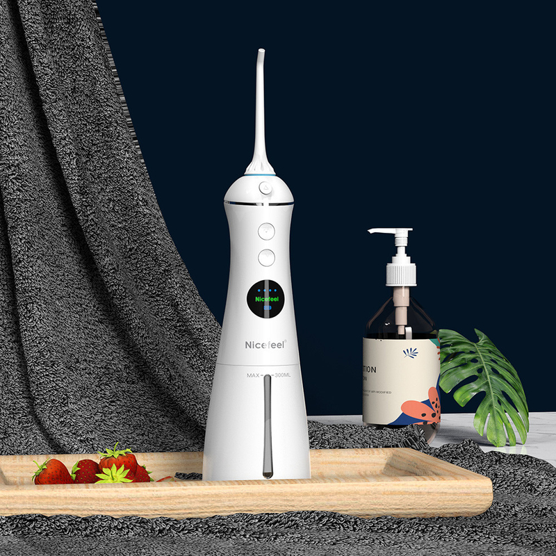 6+ Çalışma Modu IPX7 Elektrikli Su Jeti 300ml Ağız Hijyeni Oral Irrigator Diş Beyazlatma Su Flosser Diş ipi