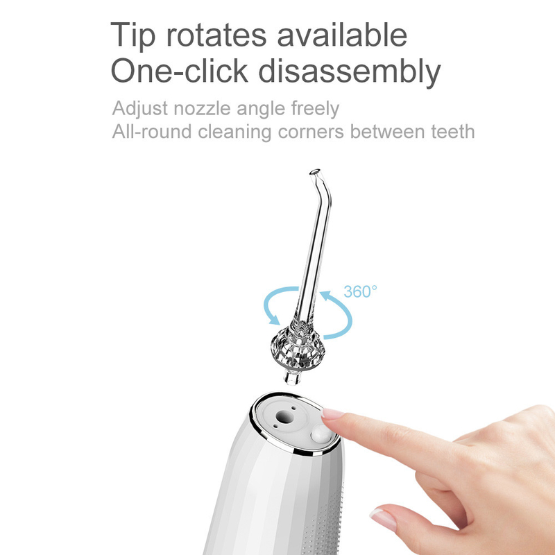 5+ Çalışma Modu Ipx7 Elektrikli Su Jeti 300ml Ağız Hijyeni Oral Irrigator Diş Temizleyici Su Dental Pik Flosser