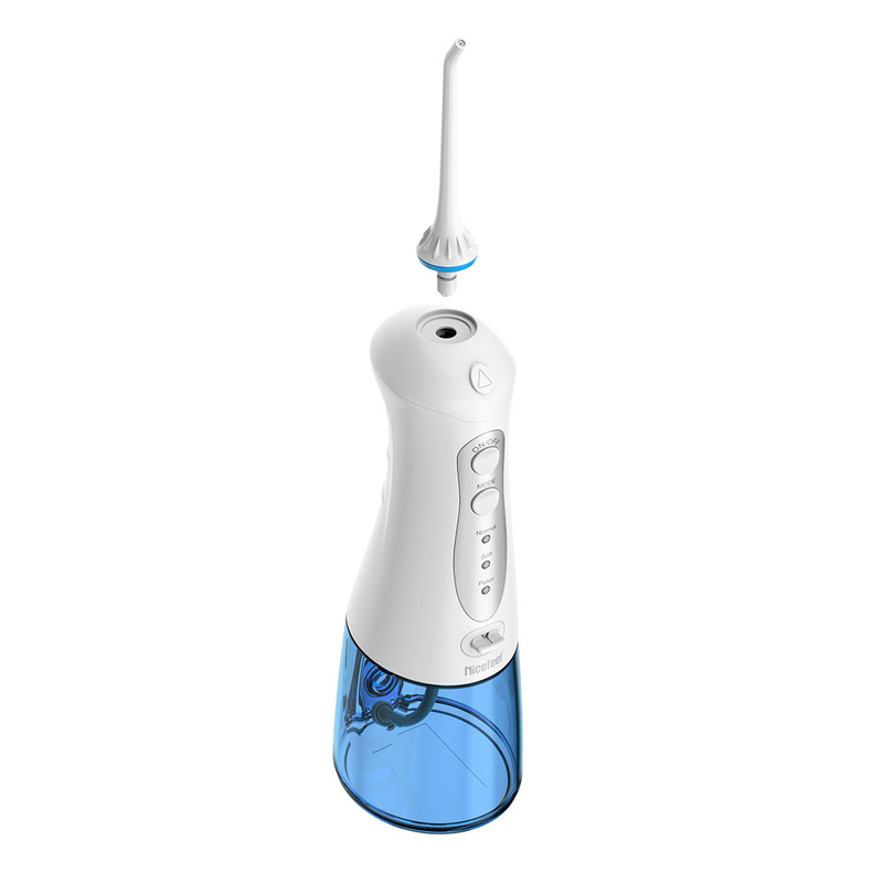 300ml IPX7 Elektrikli Jet Mini Akülü Taşınabilir Su Flosser Diş Temizleyici