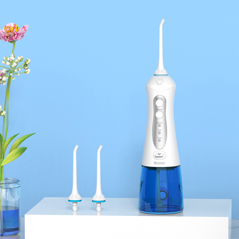300ml IPX7 Elektrikli Jet Mini Akülü Taşınabilir Su Flosser Diş Temizleyici