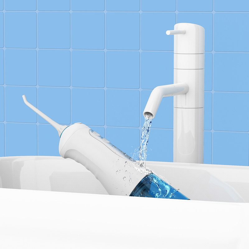 300ml IPX7 Elektrikli Jet Mini Akülü Taşınabilir Su Flosser Diş Temizleyici