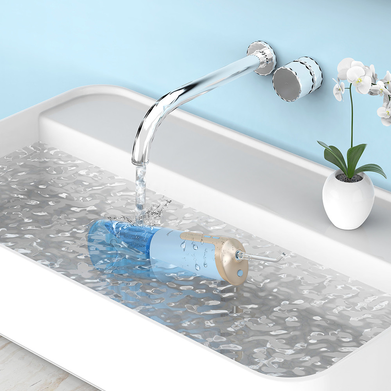 Ağız Temizleyici Elektrikli Jet Akülü Taşınabilir Su Flosser IPX7 300ml
