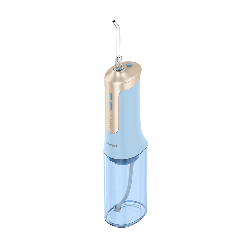 Elektrikli Jet Akülü Taşınabilir Su Flosser Oral Irrigator IPX7 300ml