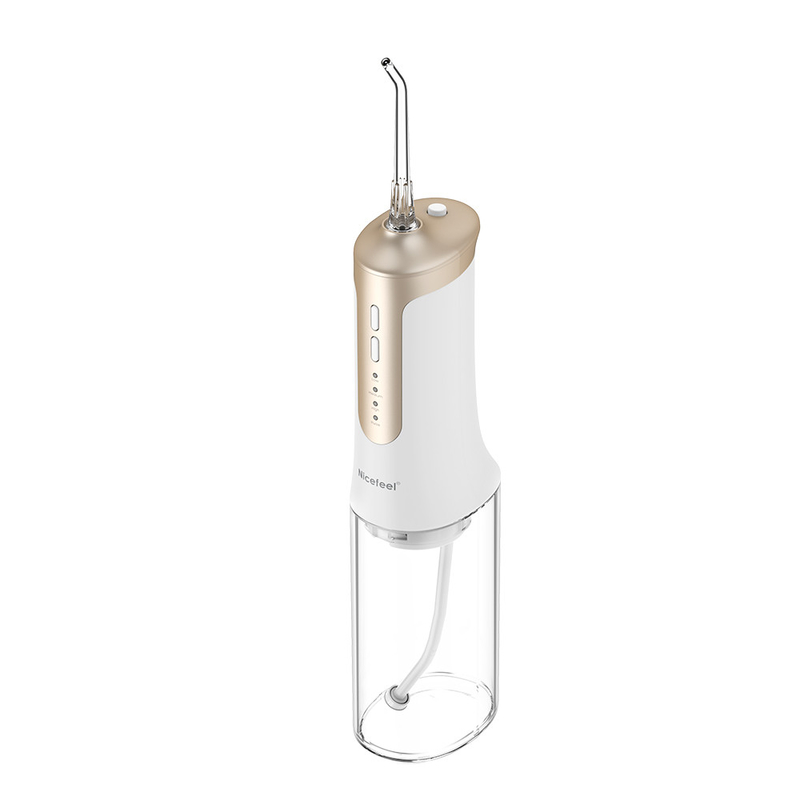 Elektrikli Jet Akülü Taşınabilir Su Flosser Oral Irrigator IPX7 300ml