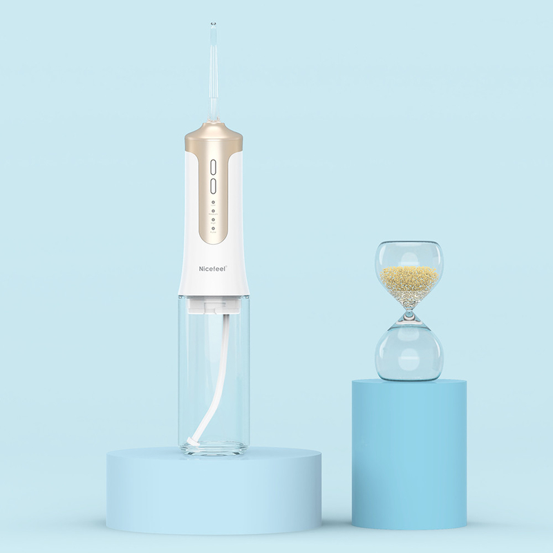 Diş Temizleyici Elektrikli Su Jeti Akülü Taşınabilir Su Flosser IPX7 300ml