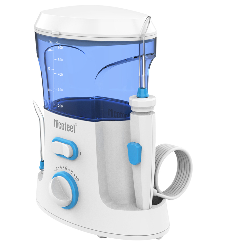 25.5*20.5*11.5cm ABS Tezgahüstü Su Flosser'ı, 1.8m Kordon Uzunluğu ile