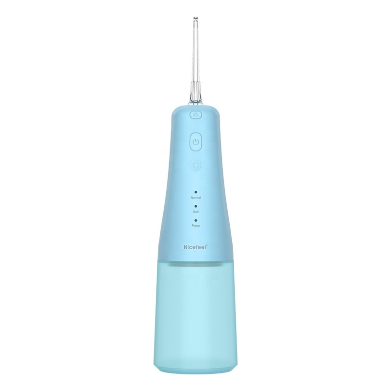 300ml Yüksek Basınçlı Nicefeel Su Flosser 1400mAh Normal / Yumuşak / Nabız / Anlık püskürtme modları