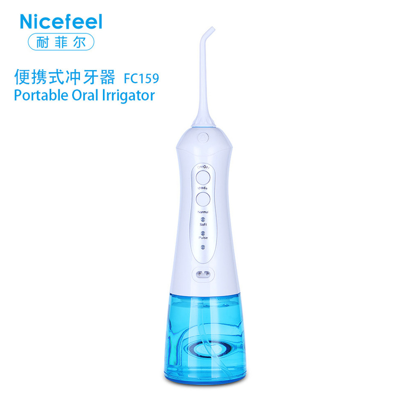 Elektrikli Taşınabilir Kablosuz Su Flosser Şarj edilebilir 800 - 1200ml/Min 3 Tür Düzenle