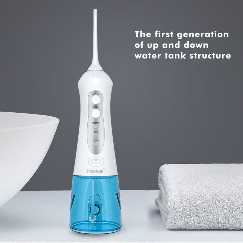 Su Flosser Kablosuz, 3 Modlu Taşınabilir Diş Temizleyici, Güçlü Temizleme, 300ML Su Deposu, IPX7 Su Geçirmez