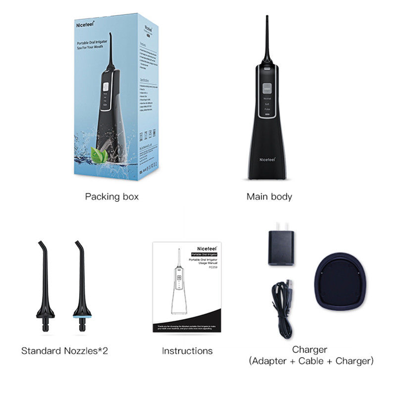 Taşınabilir Kablosuz Şarjlı Su Flosser, Oral Irrigator Diş Temizleme Sakız Masajı (IPX7 Su Geçirmez/3 Modeller)