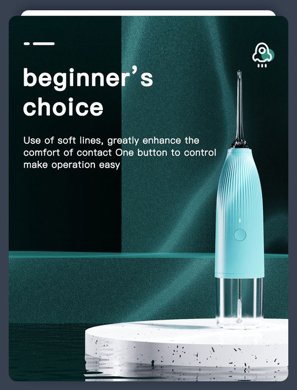 Ağız Bakımı için 1400-1800 kez / dak Mini Su Flosser Gıda Sınıfı ABS
