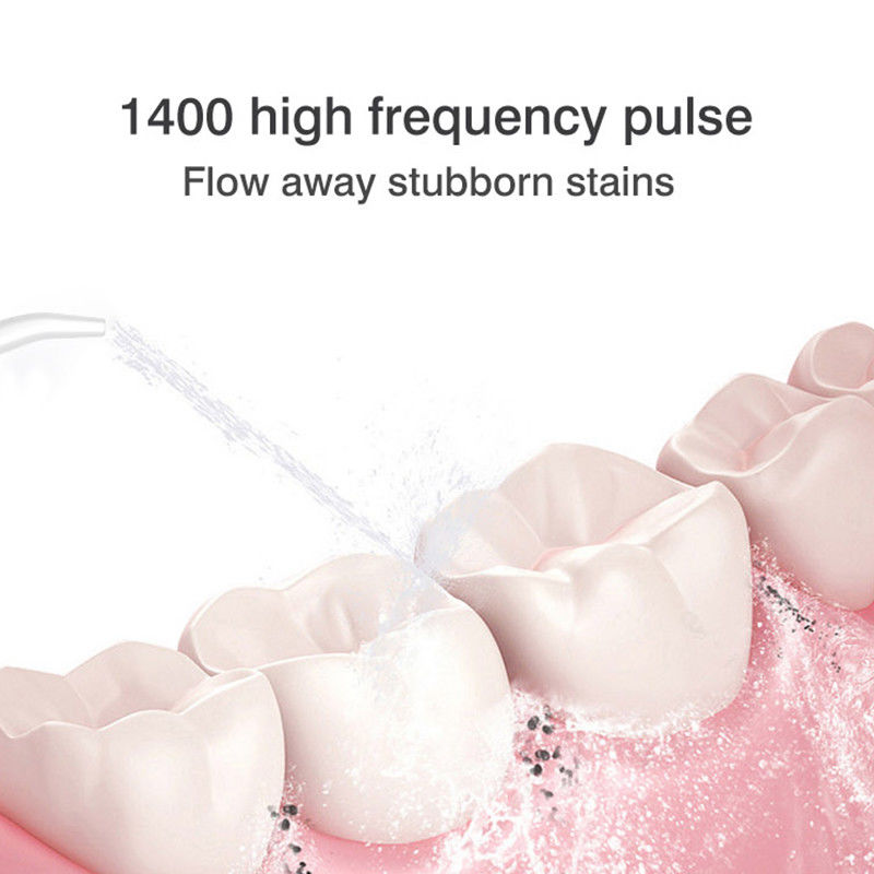 Mini Tasarım Katlanabilir Su Pensesinde Elektrikli Su Flosser Depolanabilir Nozullu Oral Irrigator