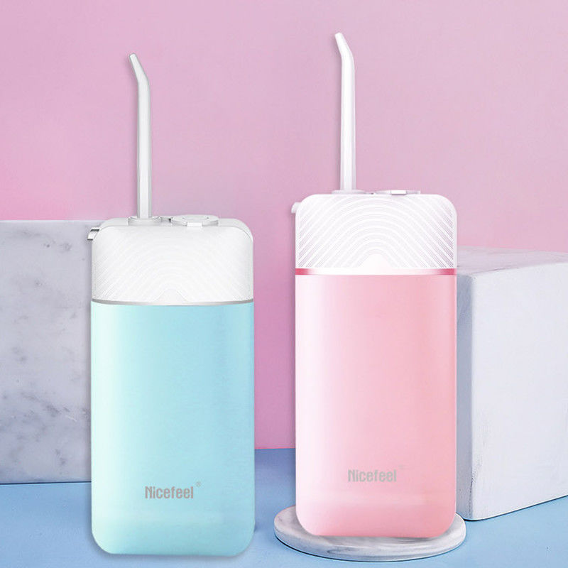 Mini Tasarım Katlanabilir Su Pensesinde Elektrikli Su Flosser Depolanabilir Nozullu Oral Irrigator