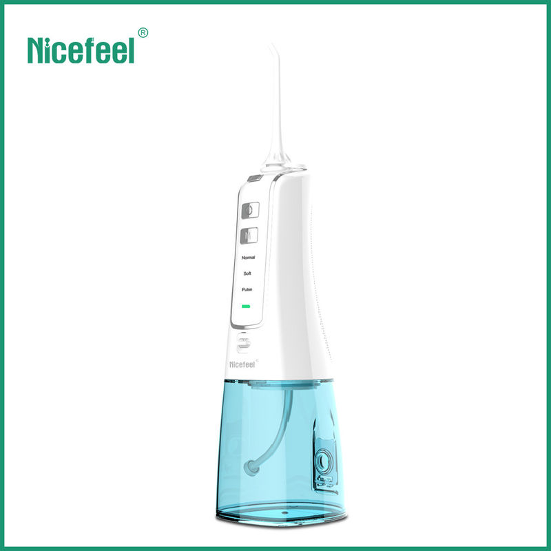 Taşınabilir Oral Irrigator Akülü Su Flosser Diş Temizleyici 300ml Su Deposu