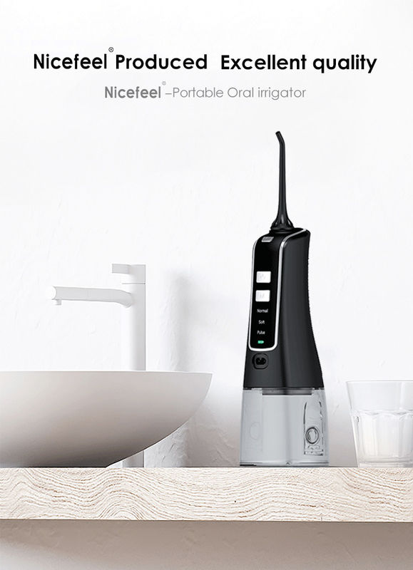 1400mAh IPX7 Taşınabilir Oral Irrigator Akülü Su Flosser Diş Temizleyici