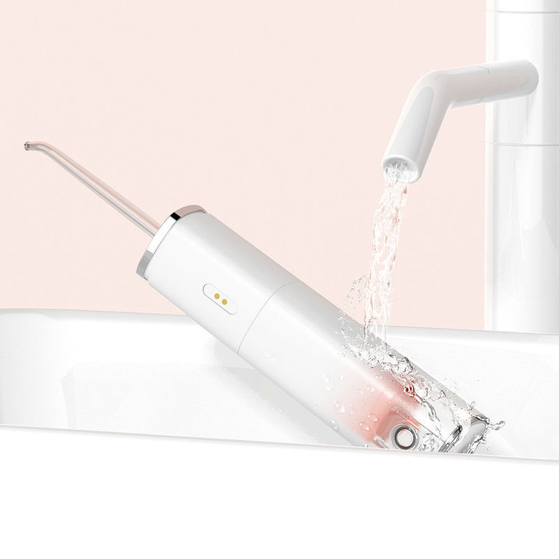 Dört Nozullu Taşınabilir Sonic Kablosuz Su Flosser Şarj Edilebilir Derin Temizleme