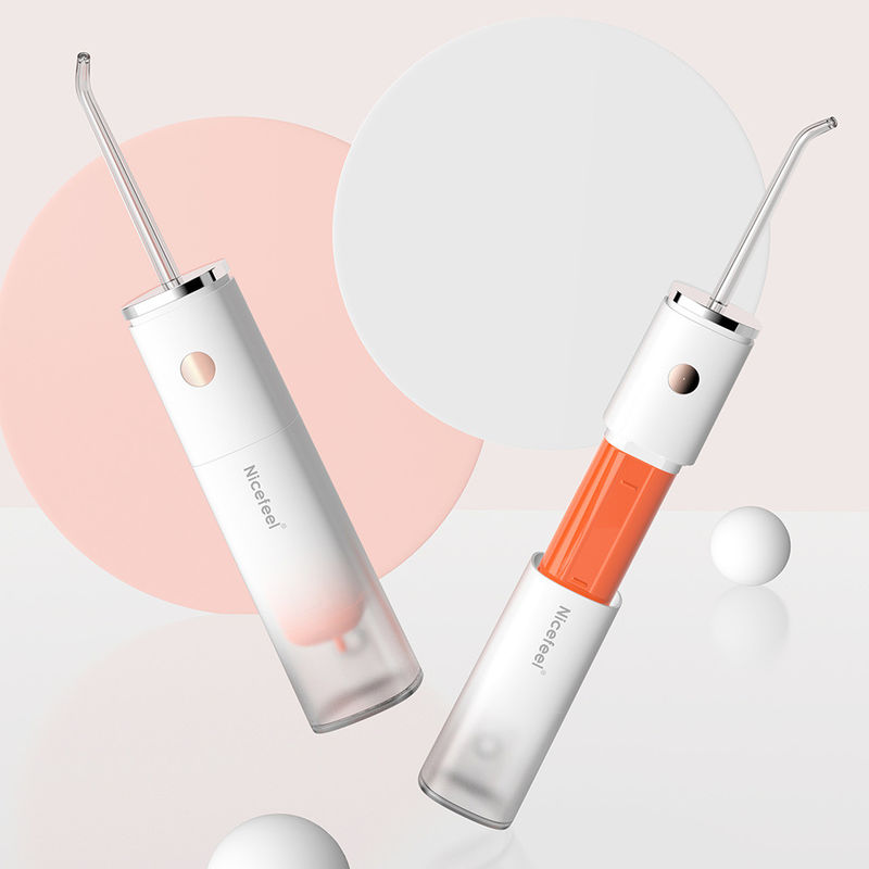 Dört Nozullu Taşınabilir Sonic Kablosuz Su Flosser Şarj Edilebilir Derin Temizleme
