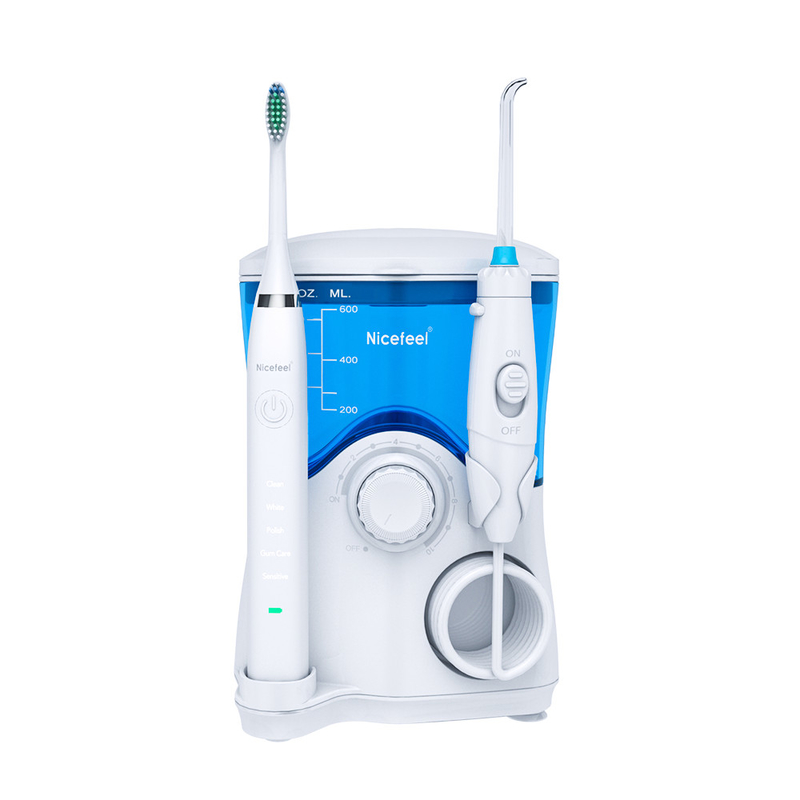 Nicefeel 600ml Hepsi Bir Arada Diş Fırçası ve Flosser Aile İçin Sonic Electric Share
