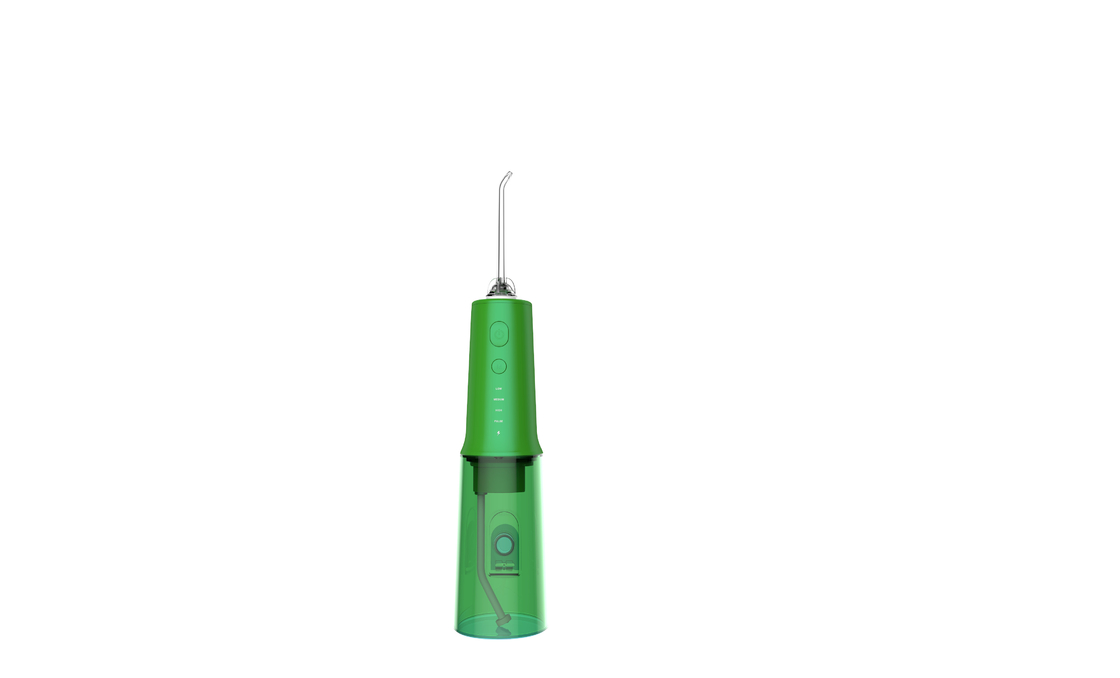 Akülü 320ml Seyahat Su Flosser Diş Temizleyici 360 Derece Dönen Uzun Jet İpuçları